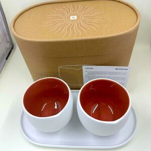 Nespresso Origin Lungo Cup Set with Tray Limited Edition